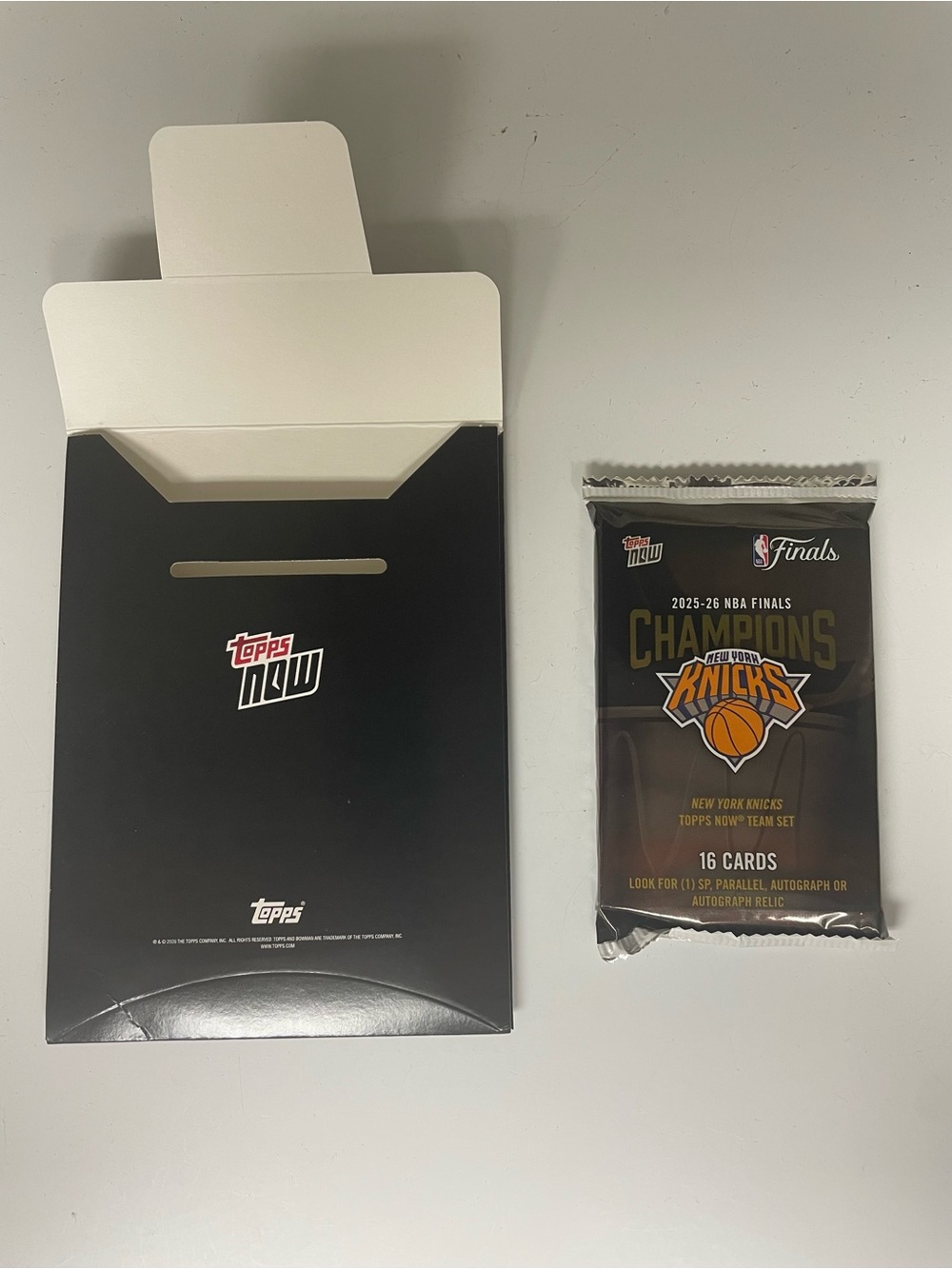 Topps - 2026 NBA Champions New York Knicks Topps NOW 16 card set